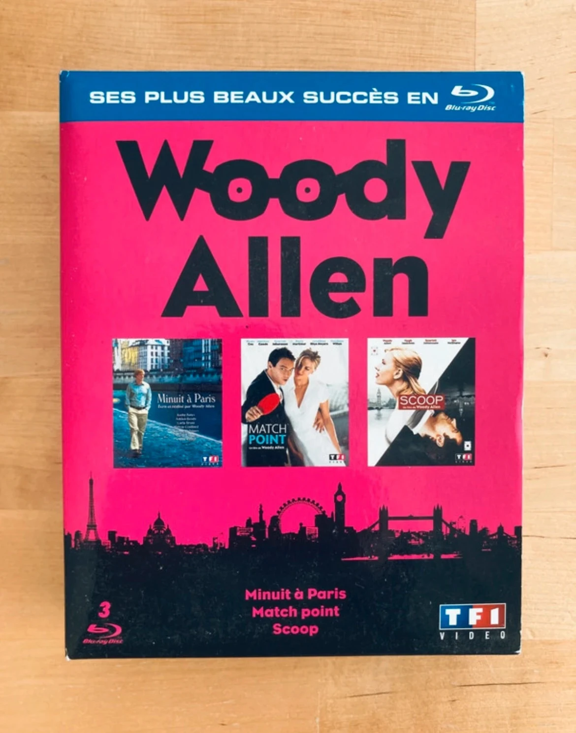 Coffret rare 3 Blu-ray Woody Allen.